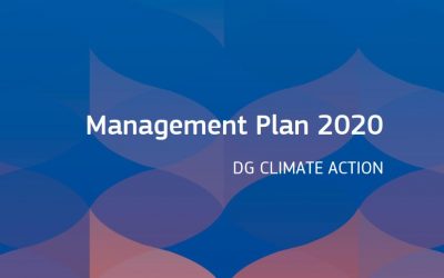 European Commission. Management Plan 2020. DG CLIMATE ACTION